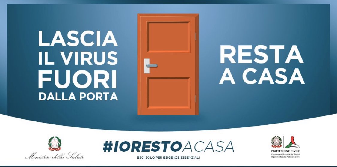Ale_Magnoni's tweet photo. Serate a casa Magnoni #iorestoacasa Lascia il virus fuori dalla porta @MinisteroSalute https://t.co/BPTFFIU7rr