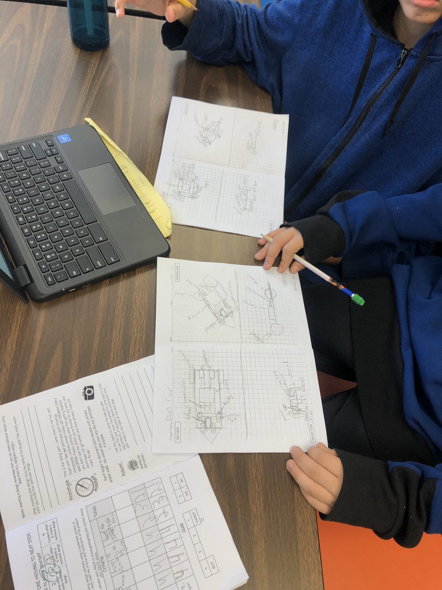 mrssnyder007's tweet photo. 6th grade @VIDASHARKS getting ready for the VIDA 10-meter #PLTW/VEX race. Students will have researched, #ideated, #designed, #prototyped, #coded with RobotC, tested and refined race cars by the time we’re done. Today, they’re designing! (Look for video in 2 weeks!) https://t.co/E6dj95rIRG