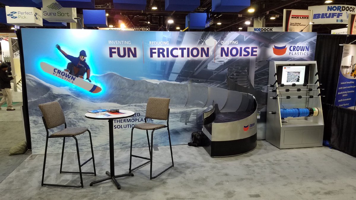 CrownPlastics's tweet photo. Handling and fulfillment facilities depend on DuraSurf. Learn more about this material in Booth 9523 at #MODEX2020 and on the Crown Plastics site. https://t.co/87t2ygyty7 https://t.co/YYB9HuQdNL