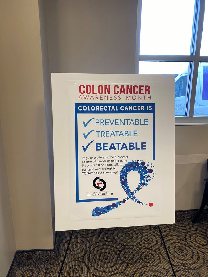 NMMC_news's tweet photo. Friday was National Dress in Blue Day to raise awareness of colon cancer screening. The Center for Digestive Health and Digestive Health Specialists all dressed out in their blue! #beatcoloncancer #ConnectNMMC https://t.co/qOhN1PRqA4