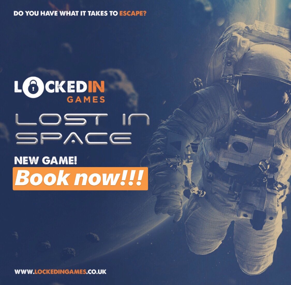 Ready for lift off... #LockedInSpace Book now at lockedingames.co.uk #escapegame #Leeds