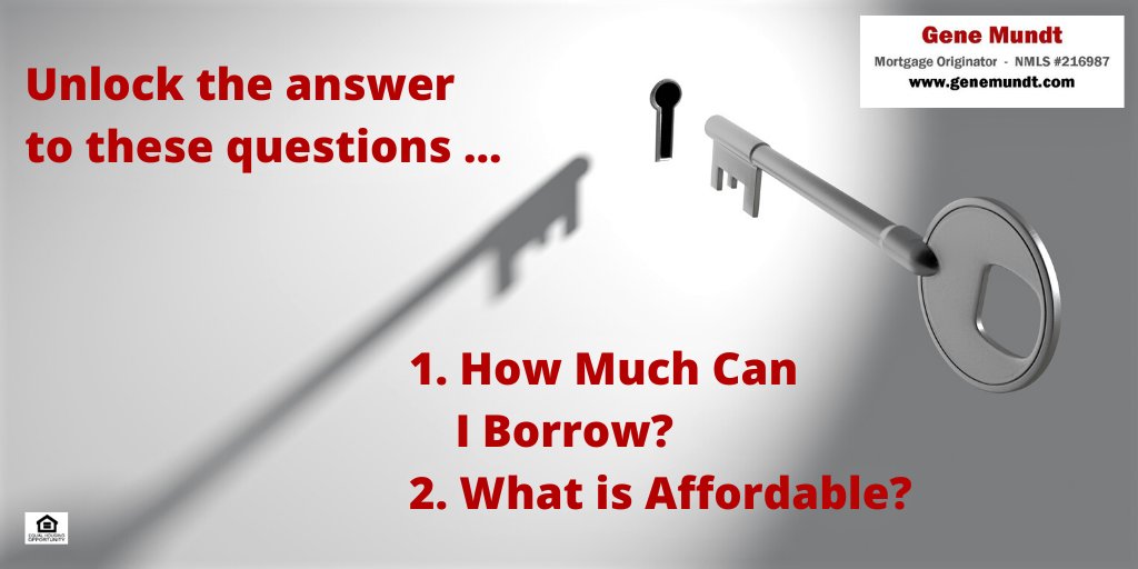genemundt's tweet photo. How Much Can I Borrow? The Key to Affordability #BorrowingPower #MortgageAnswers #homebuying https://t.co/010o4mIeyj https://t.co/8zZob5vVng