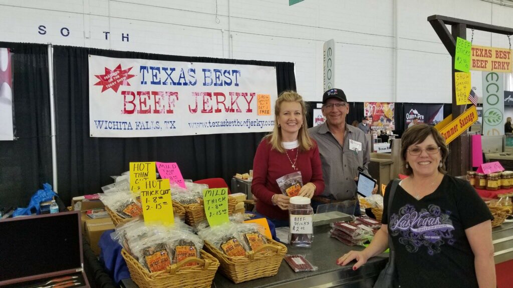 TexasHomeGarden's tweet photo. Sunday’s $1,000 shopping spree giveaway winners were Lori and Ken from Seagoville, TX. They purchased an Ultimate Showerhead, @smartlivingsteammop, @terminix services, and Texas Beef Jerky with their winnings! Thank you for making the 41st annual spring THG show a memorable one! https://t.co/KrNWsKedkh