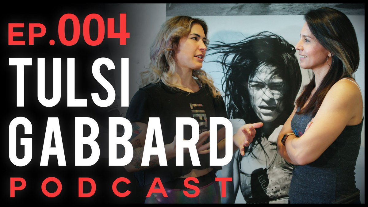 TulsiGabbard's tweet photo. New podcast up! On #Internationalwomensday I had a great conversation with @KortneyOlson -- an entrepreneur, bodybuilder, athlete, and CEO of GRRRL  -- about breaking through stereotypes, leading with aloha, criminal justice reform and more!  https://t.co/uuqVMOC5Fn https://t.co/ZOwgUtsBwS