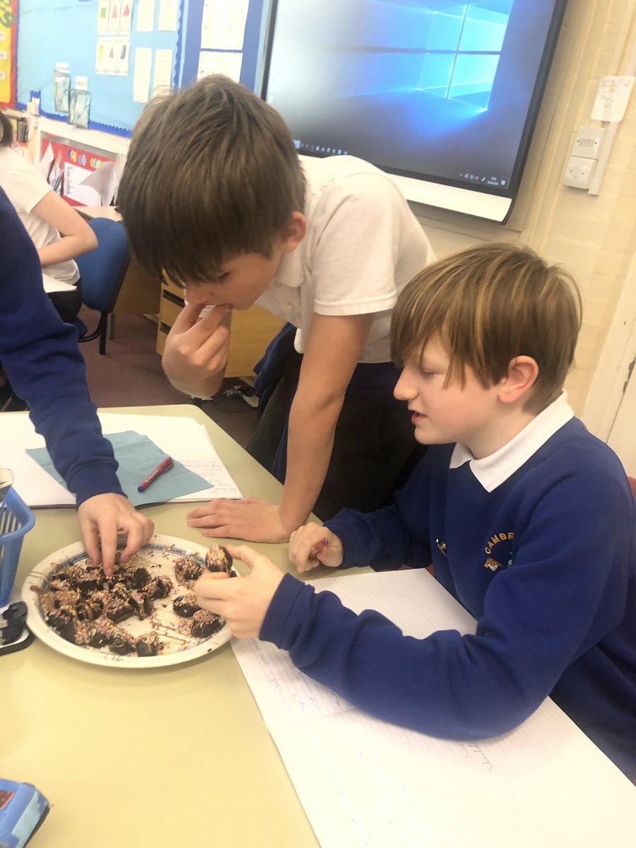 MrsRebello_CPS's tweet photo. Then it was time for the taste test! The truffles were rated on their presentation, toppings, taste &amp; texture. Food critics in the making! @CambridgeSch https://t.co/jBDEhfQXNY