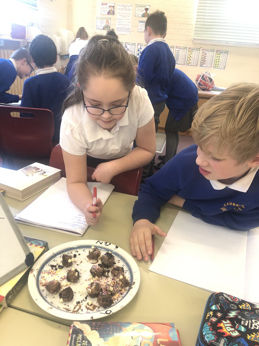 MrsRebello_CPS's tweet photo. Then it was time for the taste test! The truffles were rated on their presentation, toppings, taste &amp; texture. Food critics in the making! @CambridgeSch https://t.co/jBDEhfQXNY