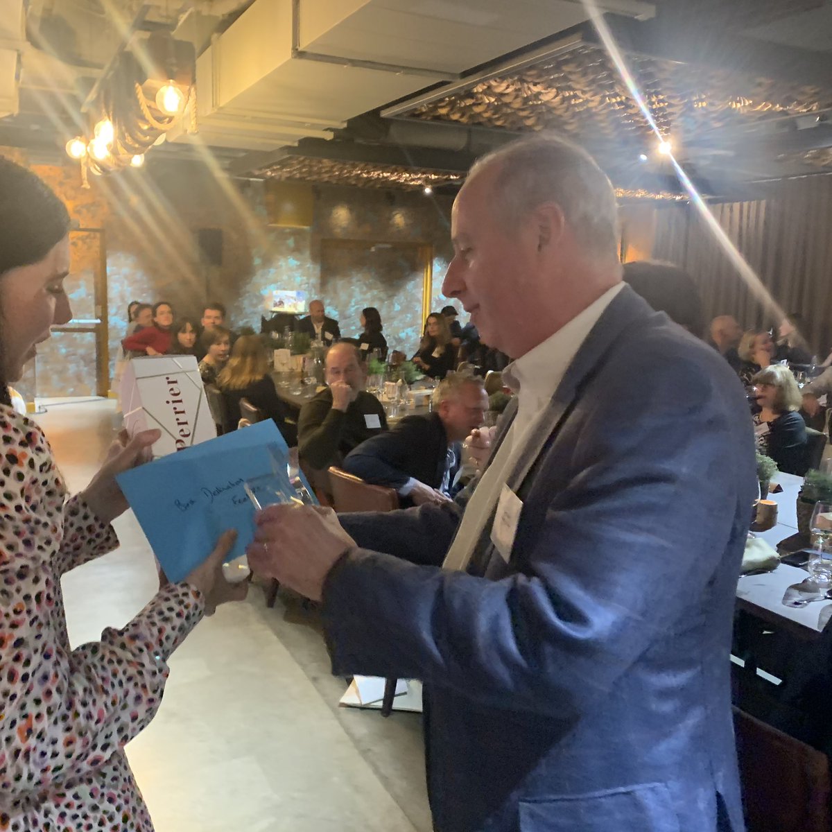 UK_AtoutFrance's tweet photo. Weโre halfway through the awards & Valerie Gillet from Region Sud is joining us on stage to announce the winner for #BestDestinationFeature... And the award goes to Guy Hibbert with 'The Italian influence on Corsica' for @FranceToday - congrats! https://t.co/YqzFnL8zCa #FTMA20 https://t.co/kPWCxQiTNU