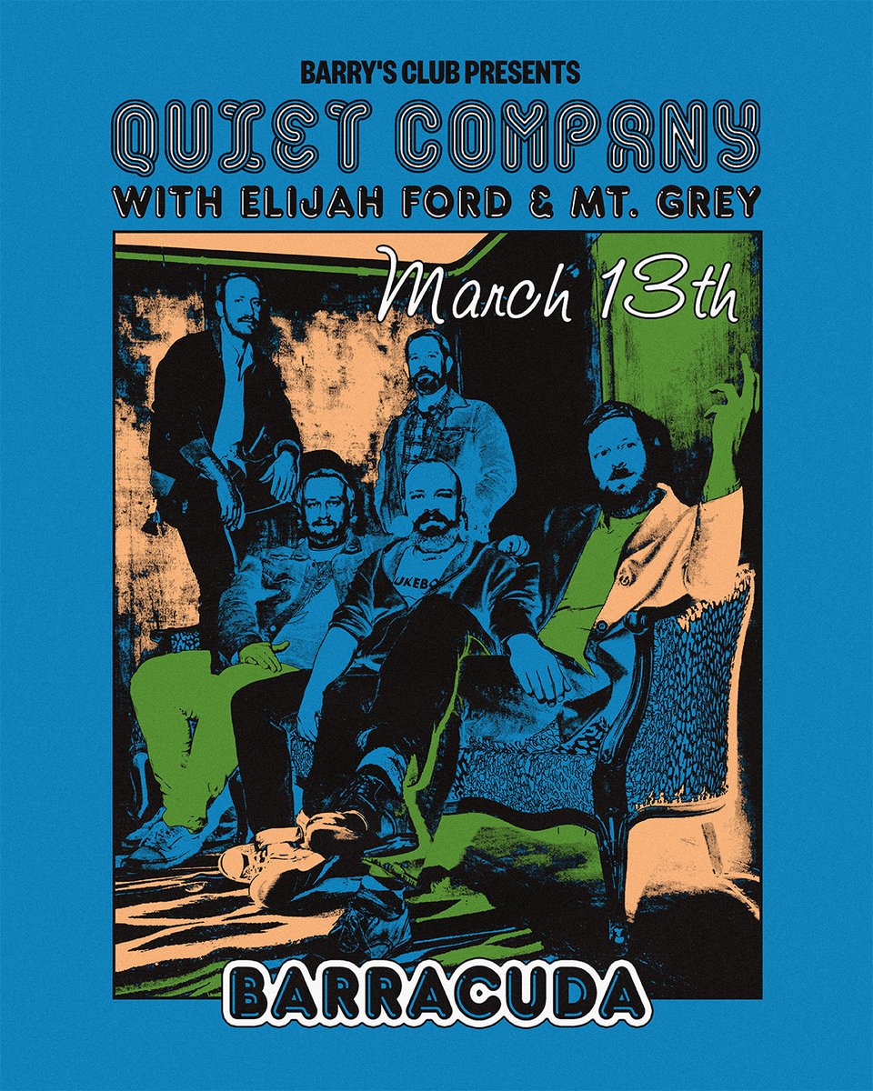 barracudaaustin's tweet photo. T H I S ✦ F R I D A Y
↝ #BarrysClub Presents:
↝ @quietcompanytx with @elijahfordmusic #MtGrey
↝ Friday, March 13th at #BarracudaAustin

🔗 https://t.co/GvO0Qq6W2n
RSVP: https://t.co/CdvVDGslPg https://t.co/OqDbXTpUQJ
