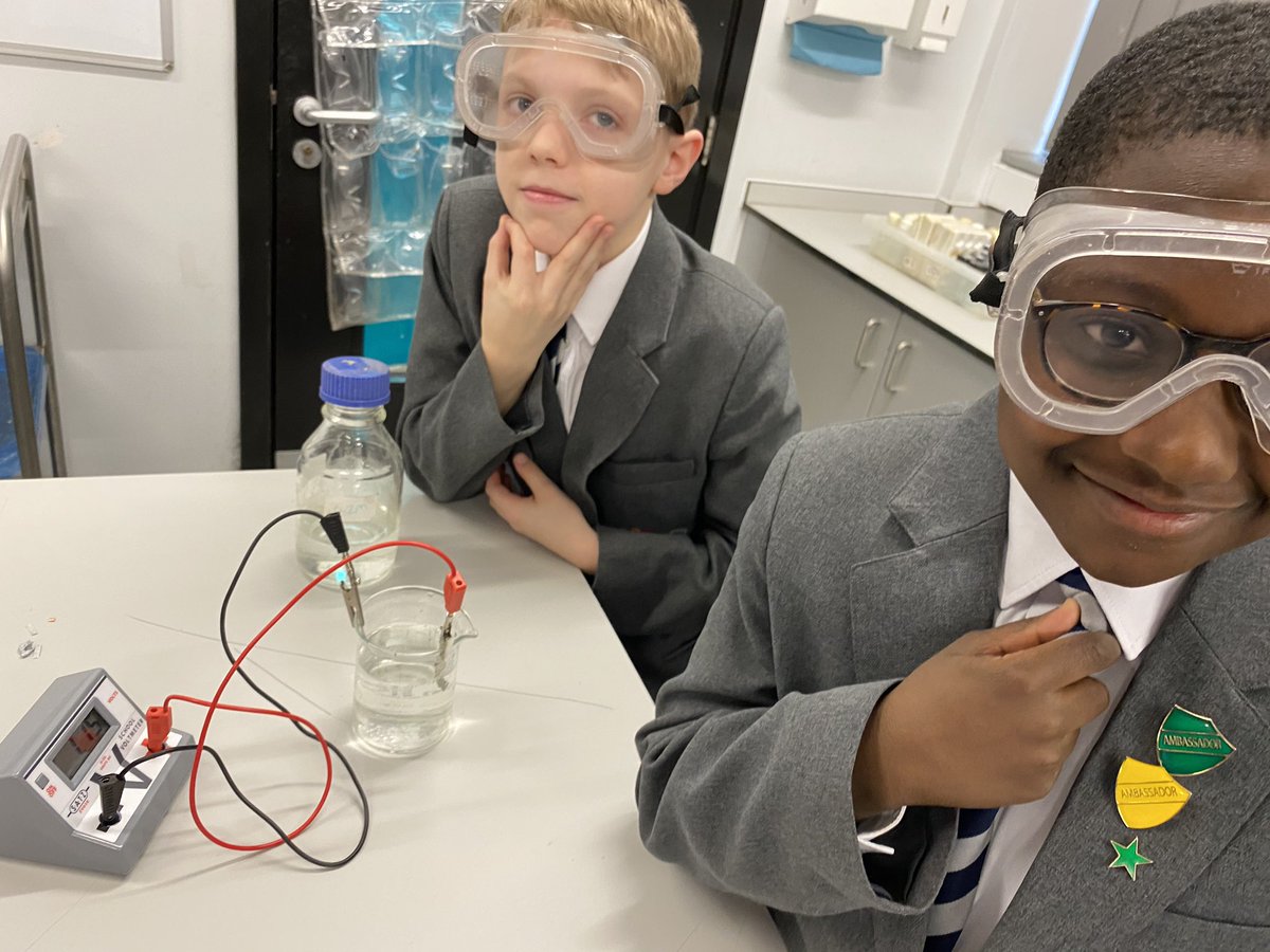 BirleyCC_Sci's tweet photo. Reactivity of metals today and making batteries using salt water. It was all ‘brine’ in the end! 😉@birleyacademy @LEADAcadTrust #seriousaboutscience https://t.co/g8nXAO9kZR
