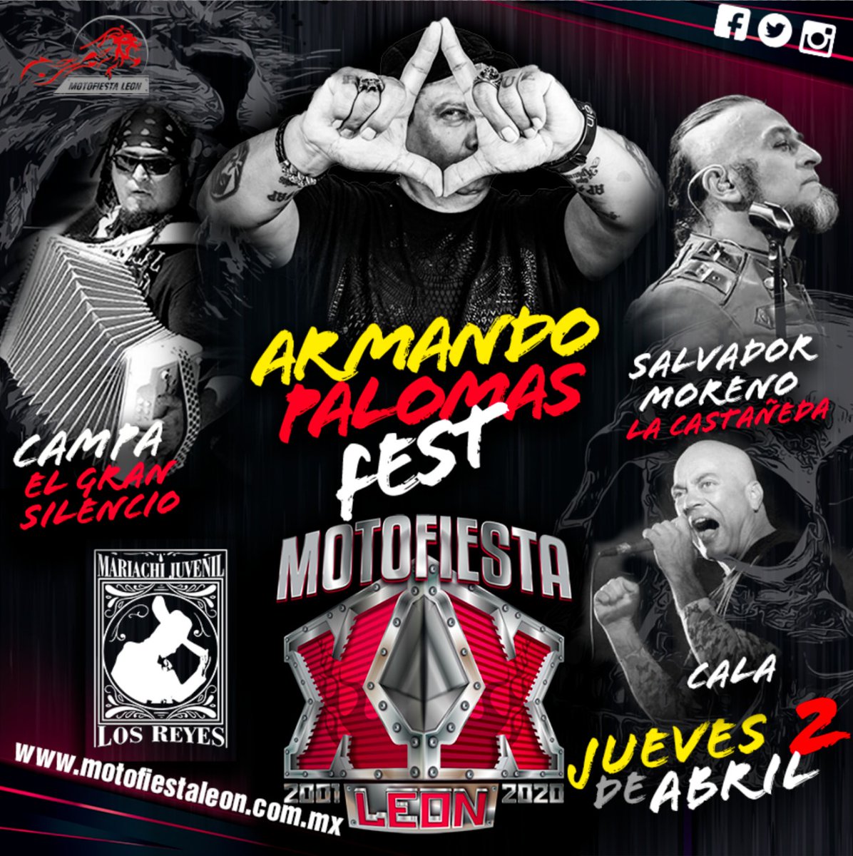Jueves 2 de Abril en Motofiesta Leon