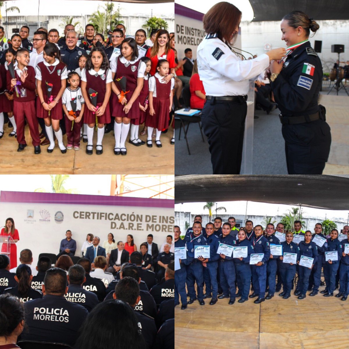 sspc_morelos's tweet photo. CERTIFICA CES A 52 POLICÍAS COMO INSTRUCTORES DARE 

Mediante el programa "Escuela Segura" se llevará el mensaje de prevención de adicciones a estudiantes de nivel básico 

Más información: https://t.co/NIFDThGzjr https://t.co/RMcBQcKZkb
