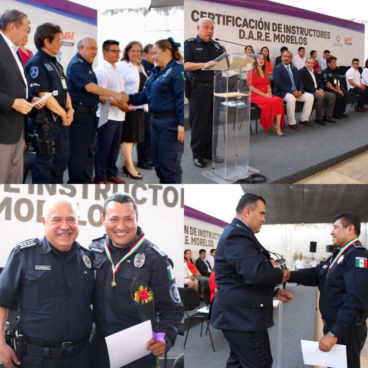 sspc_morelos's tweet photo. CERTIFICA CES A 52 POLICÍAS COMO INSTRUCTORES DARE 

Mediante el programa "Escuela Segura" se llevará el mensaje de prevención de adicciones a estudiantes de nivel básico 

Más información: https://t.co/NIFDThGzjr https://t.co/RMcBQcKZkb