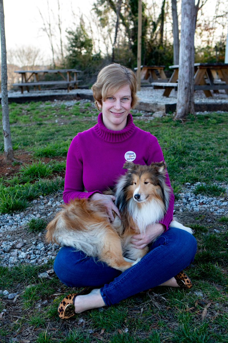 QuickforNC's tweet photo. With my fur baby and campaign mascot, diva dog Sadie.

Photo credit to @Quidnunck 

#AQuickFixForNC #NCDP #TakeTheMajority #CampaignDogs https://t.co/wOEKw6n67o