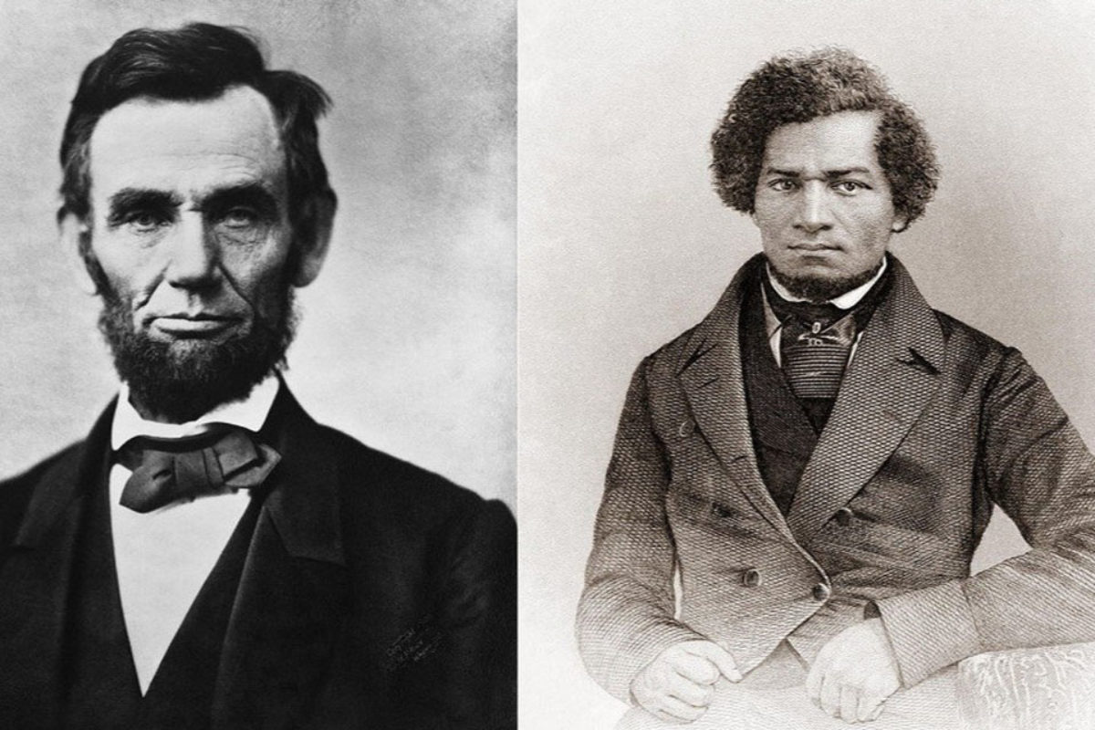 StephDouglas7's tweet photo. It is clear that Lincoln has an ally in Frederick Douglas in preaching abolition doctrines. He lacks consistency when speaking about the subject of racial inequality, and is not qualified to become a Senator! https://t.co/VT2GK0vz9V