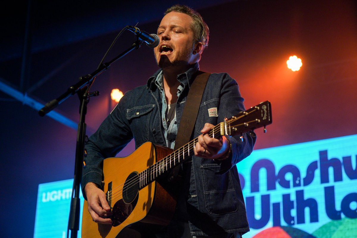 Lightning100's tweet photo. Nashville royalty @JasonIsbell spreading the love at @MMusicWorks! @ToNashWithLove #ToNashvilleWithLove #TennesseeStrong #NashvilleStrong https://t.co/Pew5f0IE38