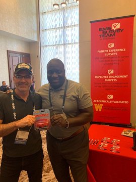 EMSsurveyteam's tweet photo. Thanks, 
@ESO_Solutions for a great #ESOWave Conference in Austin.  Congrats to DP. EMS ChiefWilliams, @BedfordTXFD and Cpt. Madlen, @PugetSoundFire, for winning the @Hot_Wheels Sqd 51. https://t.co/yQieNxkcV0
