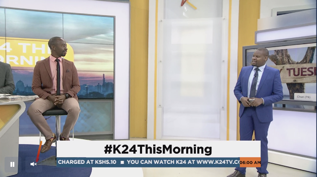 K24Tv's tweet photo. Morning #TMFam
Where are you watching #K24ThisMorning live from?
@iamjeffmote, @ShikoKaittany and @mungalambuvi https://t.co/OgXjUHeaB0