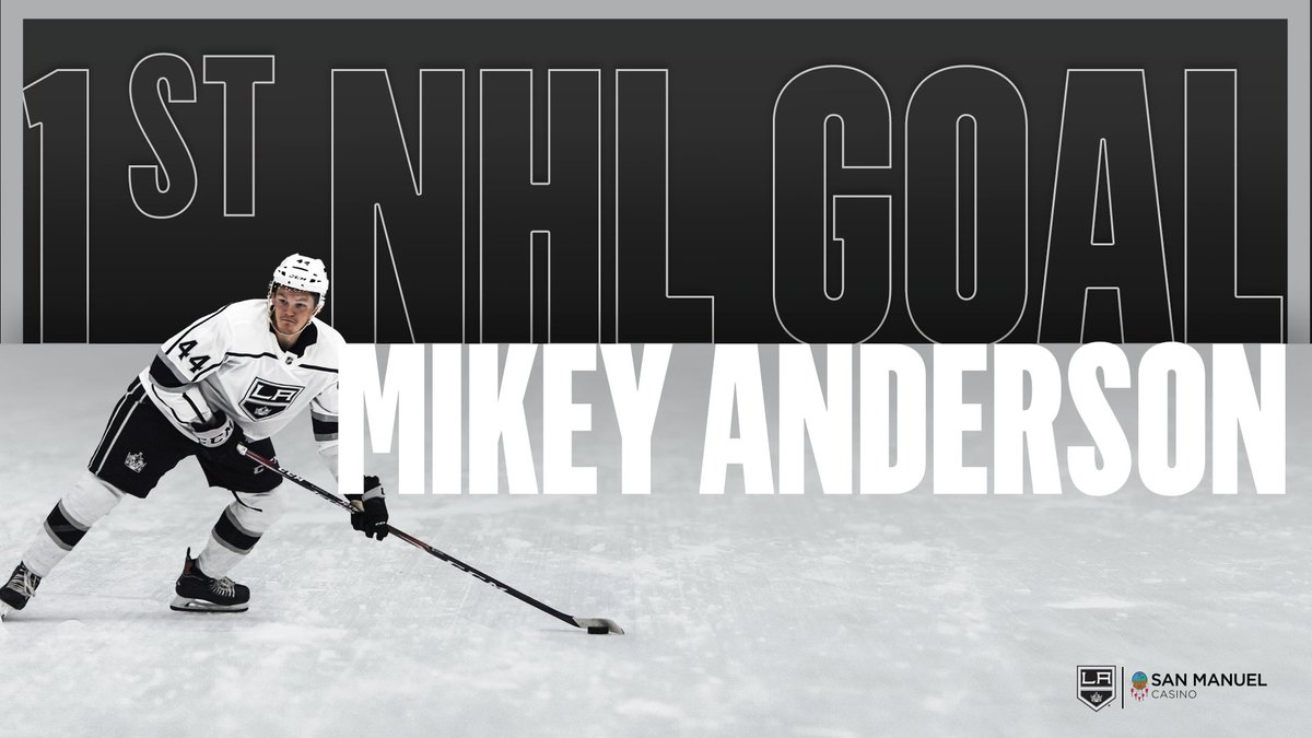 Get <a href="/miklovin8/">Mikey Anderson</a> that puck, kid's got his first <a href="/NHL/">NHL</a> goal!