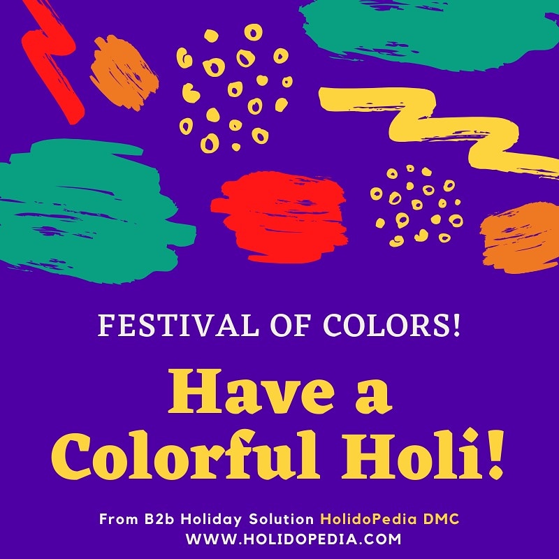 holidopedia's tweet photo. HOLI the festival of colors one of the ancient Indian. It signifies the victory of good over evil and it is the day of celebration and spreading happiness and love.
.
#holi #holi2020 #happyholi #thisholispreadjoys #color #festival #celebration #holido #holidodmc #holidopedia https://t.co/WspFYLH8Ht