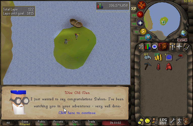 DahunTV's tweet photo. Something i put off doing for a long time, needed like 700k agility exp to finish https://t.co/y4MeDJ9mK6