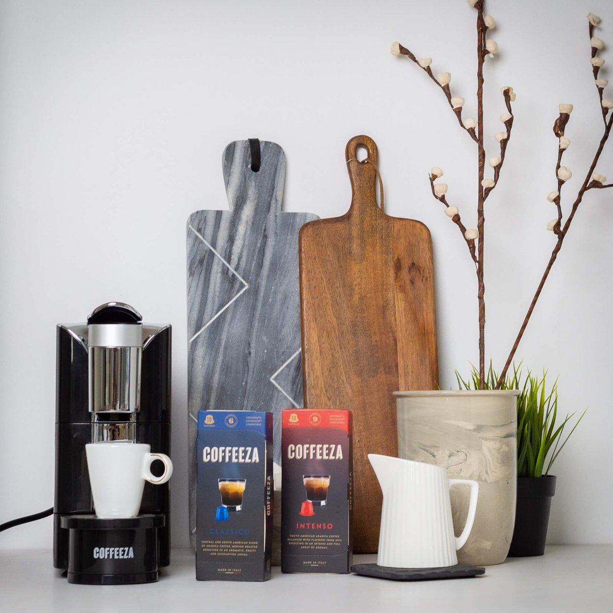 coffeezaindia's tweet image. Just like the luxury of good coffee at home! With our Lattisso and Finero Coffee Machines you can always count on enjoying cafe style beverages at home. 
.
.
#coffeeza #coffee #coffeecapsule #coffeemachine #espresso #morningritual #coffeeholic #coffeegeek #indulgence #premium