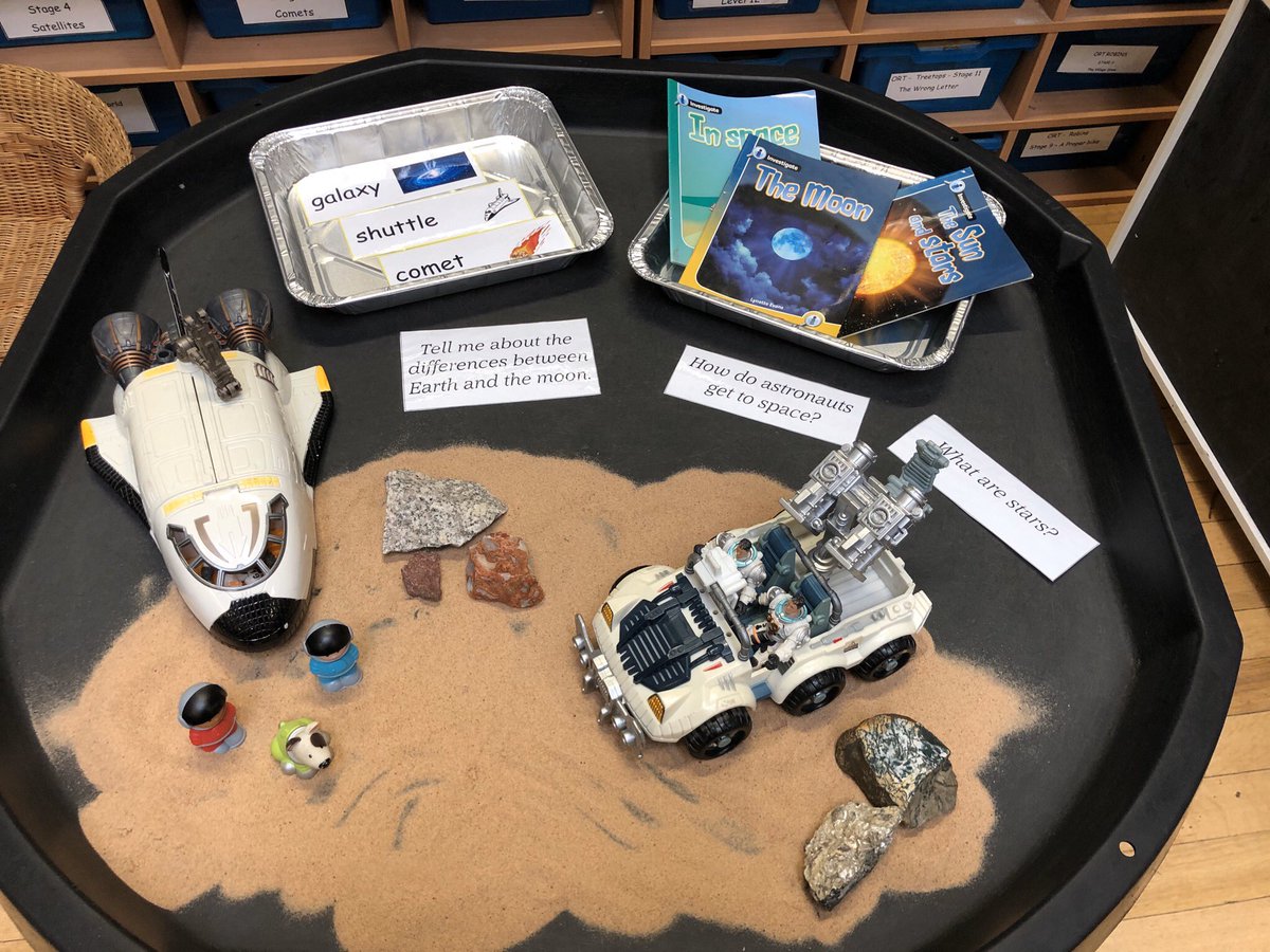 LMcK82's tweet photo. Space is the theme for play in P1 and P2 this week 🚀🛸🪐👩🏼‍🚀#HearSayPlayWrite https://t.co/ZEtscXcMwy