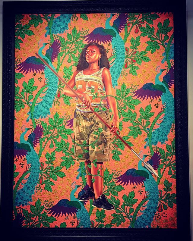trendiwendii's tweet photo. Be Inspired! Don’t be afraid of the WARRIOR you 🤨. Thanks for that reminder @kehindewiley @thearmoryshow #thoughtoftheday #women #womenempowerment #art #artinnyc #robenisms #womenshistorymonth #inspiration #bebrave #fightforit #warrior #warriorqueen #staystrong #color #painting https://t.co/Ho2ZHrIYXg