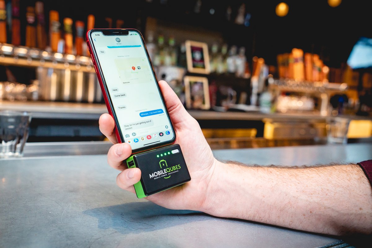 Headed to <a href="/Vegas/">Las Vegas</a> for <a href="/conexpoconagg/">CONEXPO-CON/AGG</a>? Make sure to stay powered up this week by grabbing a #MobileQubes wireless phone charger from @lasairport! #conexpoconagg #wirelesscharger #phonecharger
