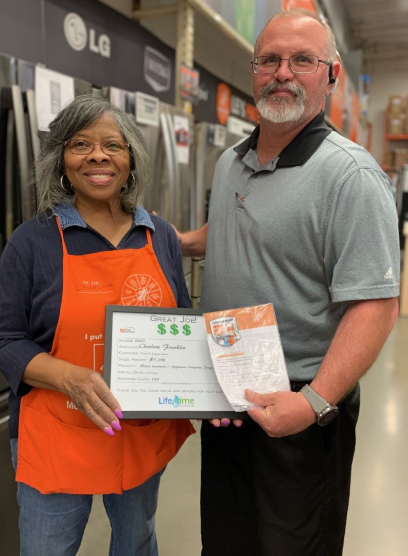 dstith76's tweet photo. 📢 Phenomenal job!!!! By Charlene @Homedepot 6665 For Driving Appliance Longevity Sales that equals 133 shopping carts pushed out in 2 mins 💰💵💰💵💰  Awesome Customer Service #TrendingOrange https://t.co/twgmI7j1PR