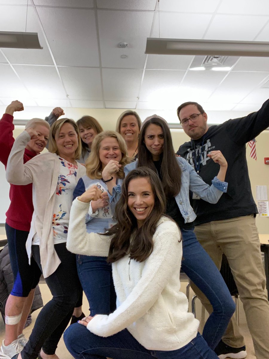 CarlyMillanSLP's tweet photo. This Elite 8 is Ready to Take on March Madness 🙌🏻🏀 #TheATeam #udbestday @DavidOHoffman @UpperDubSuper @Mpenner629 @UDCardinalCafe https://t.co/CdxZzBEejq