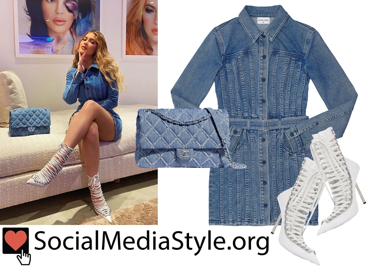 Social Media Style on X: Buy @KylieJenner's denim #CottonCitizen