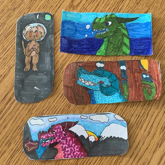 power_of_yet's tweet photo. 🔥 Just a sample of the student made bookmarks for sale on Wednesday. Bring your quarters, loonies and toonies to support the World Wildlife Fund and the little Koalas 🐨 ❤️ Who wouldn’t want to receive candy from a friend? #candygram https://t.co/zyAUfnYbCx https://t.co/HOKKUuBwOG
