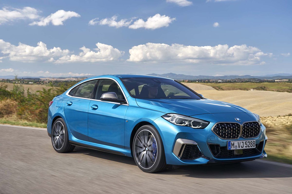 cole_marzen's tweet photo. BMW M2 Gran Coupe reportedly in the works with an upgraded 2.0-liter turbocharged four-cylinder engine that produces up to 400 hp. If the sedan receives the green light, expect it to make its debut sometime within the next two years. #BMW #2SeriesGranCoupe #2SeriesGC #M2 https://t.co/hrKtAIMpZb