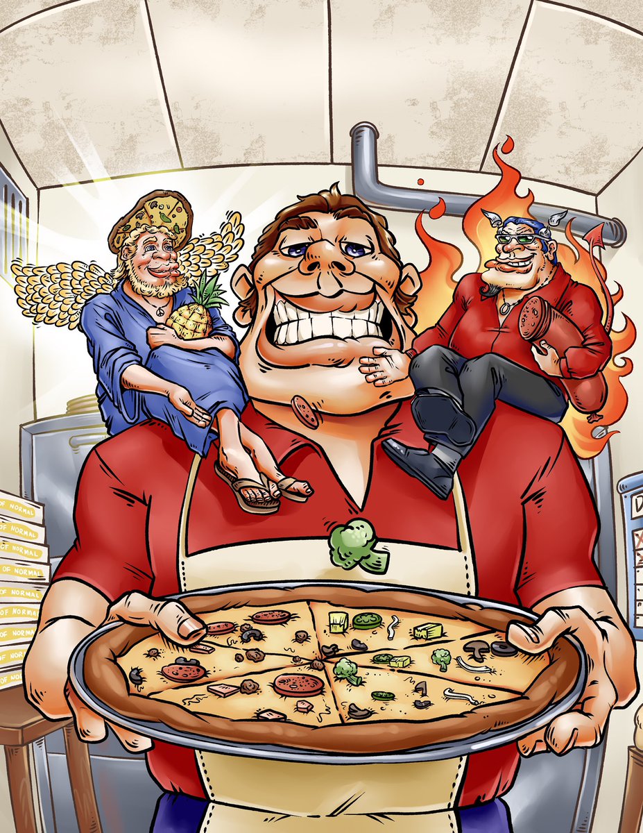 amiruhn's tweet photo. We got some saucy vibes goin 👏👏🍕 https://t.co/05nECFee70