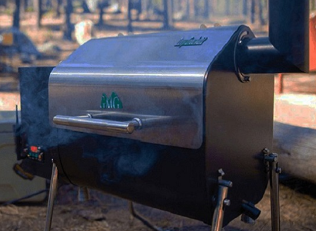 TailgaterMag's tweet photo. WiFi pellet grill by @GrillsGreen just drop in your hardwood pellets, set the temp and that's it. Portable too > https://t.co/8PqPjzdnYP #bbq #tailgating https://t.co/kqO3pbbuZw