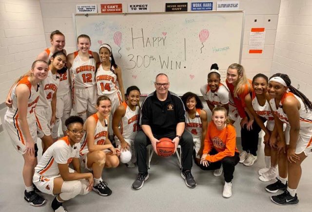 ElizabethSBaber's tweet photo. Congratulations to our very own @LarryStarr4 on being named Regional Coach of the Year! A whole lot of heart and a whole lot of passion for the girls on the team and the game. Congrats Coach! #Chiefpride 🧡🖤 https://t.co/FDc2BsYZAh