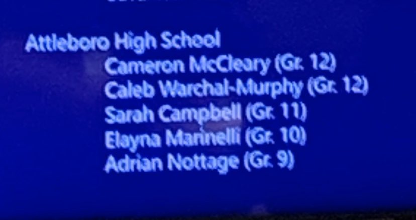 Great job by <a href="/AboroScience/">AHS Science Dept.</a> students who presented at School Committee tonight about Climate Change!