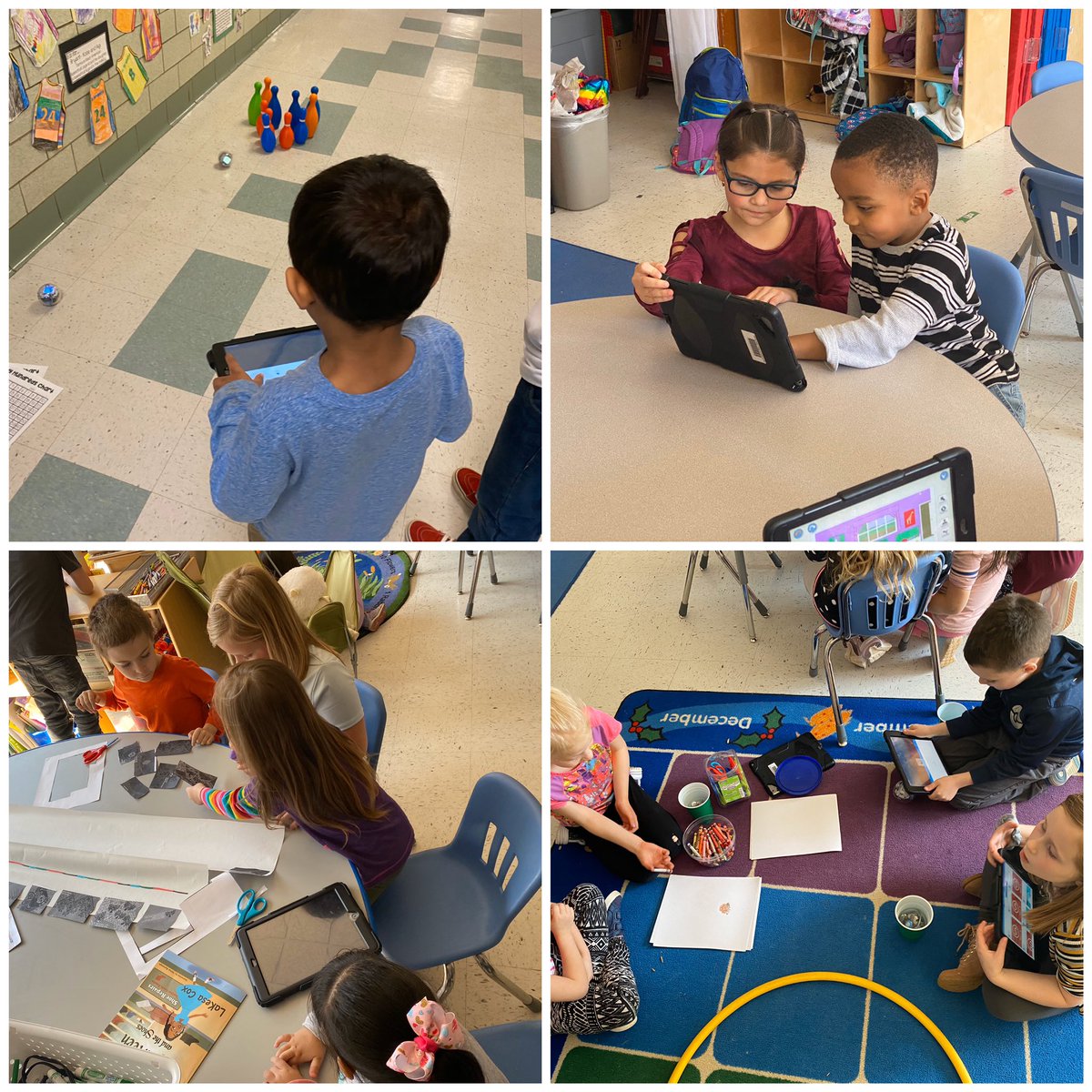 misterBmorgan7's tweet photo. This afternoon was so much fun!!! Thanks @stacey_swilson From telling Anasiโs story, to drawing Mrs Randolph, to bowling and making making letter books and coding our names... #resprek had a ball!!! @RES_Roadrunners #ABCsofBlackHistory #teamwork https://t.co/rUre0yyi3J