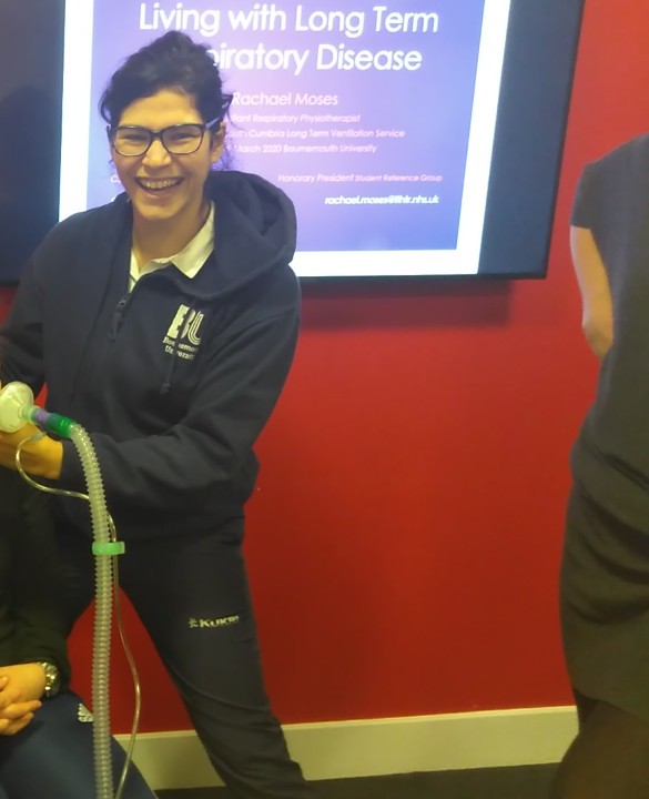 physiodefreitas's tweet photo. Thanks for the fun and interactive evening @rachaelmoses. Learning all about living with Long Term Respiratory Disease. #physiostudent #respiratoryphysiotherapy #buphysio https://t.co/xjJC2duKPI