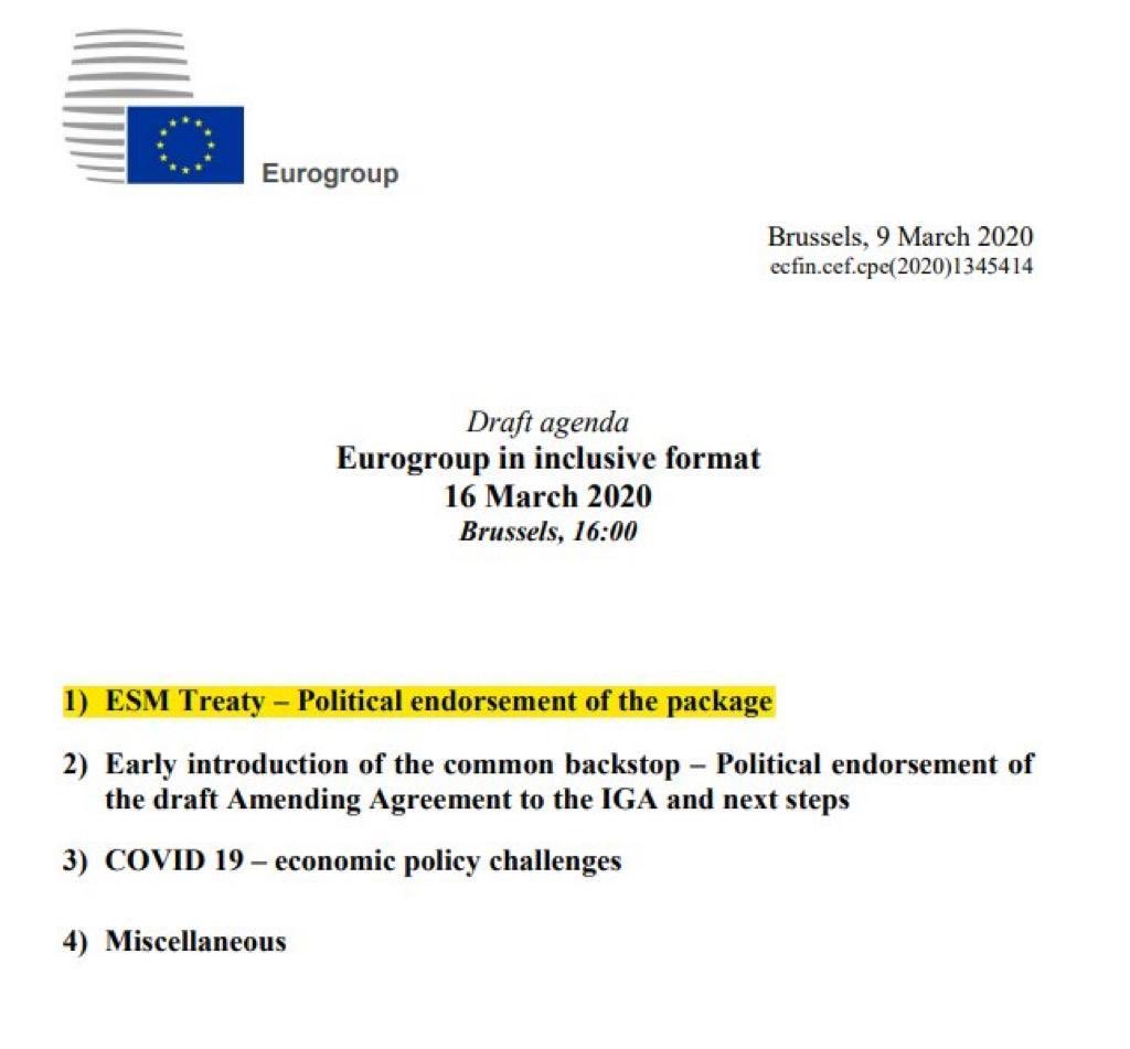 Image result for europa mes 16 marzo ordine del giorno