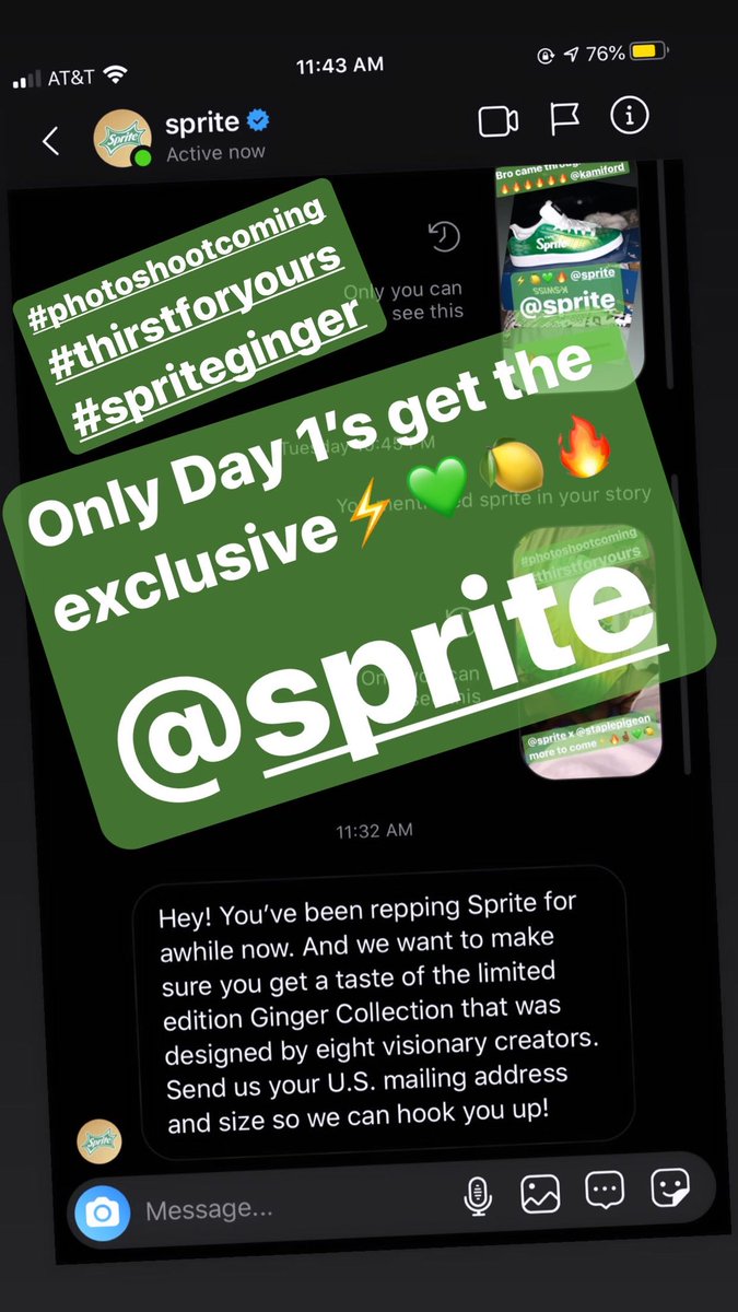 jay__indigo's tweet photo. Patience is 🔑🍋💚⚡️🔥🤞🏾 #SpriteGinger #ThirstForYours #Sprite #Putnaeinthecommercial @Sprite @Sprite @Sprite https://t.co/F59zEUCrNf