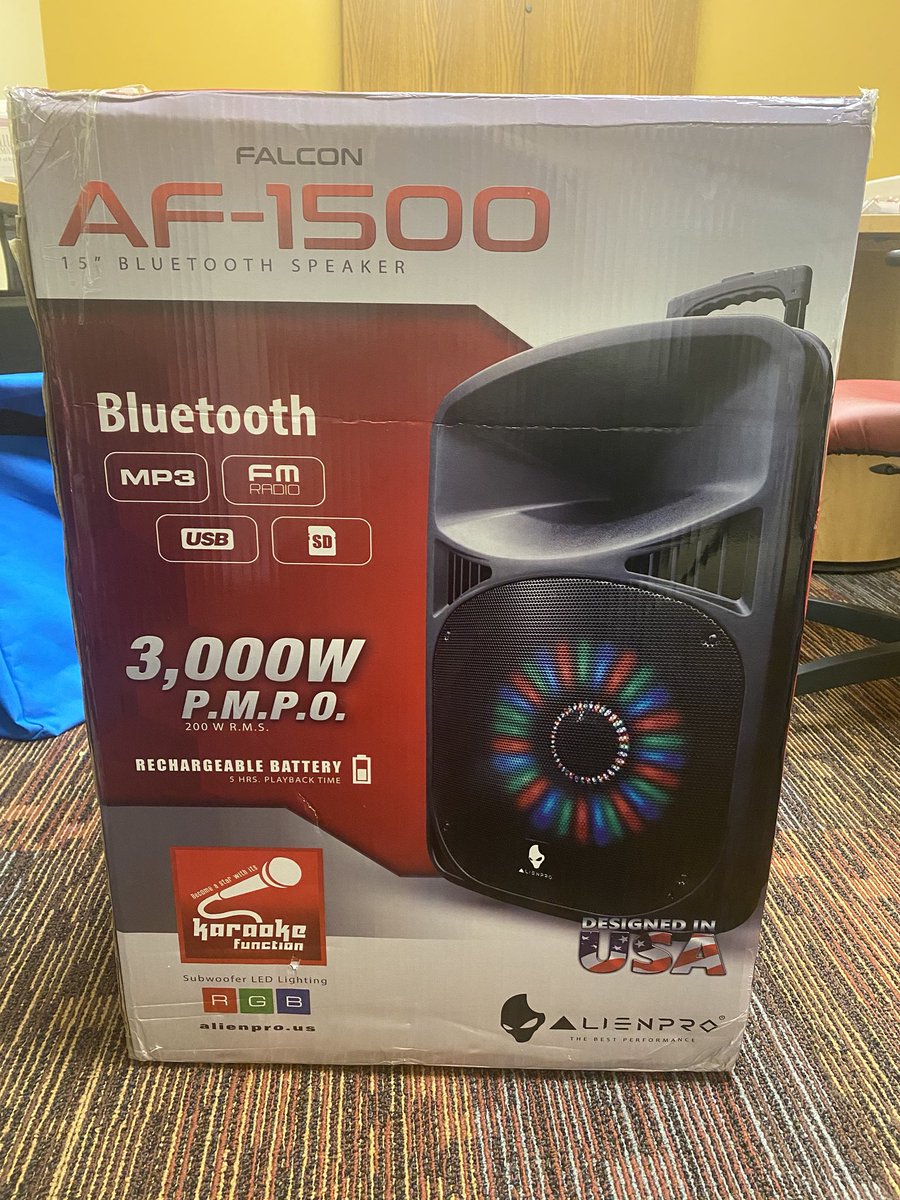 ifcatpitt's tweet image. 🚨 GIVEAWAY TIME 🚨
Win this AlienPro AF-1500 speaker! 
To sign up: 
Follow us
Like this photo
Retweet it
Tag three friends! 
This speaker is worth $200 and it could be yours for free! 
This will be given away after the conclusion of Greek week live on our social medias!