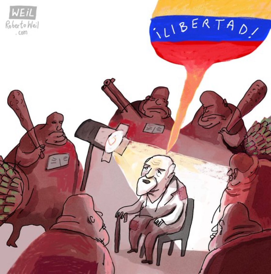 jcsosazpurua's tweet photo. Mi querido amigo @coronilhartmann sigue detenido por los chacales. Alfredo es uno de los compatriotas más valiosos que he conocido: su amor por Vzla lo ha hecho un luchador incansable por nuestra Libertad. Le pido a todos mis lectores que lo conviertan en su causa. ¡Griten!!! Rt. https://t.co/kMsN8qhk9j