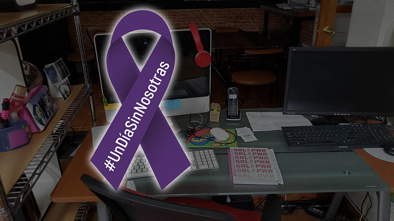 StratComDesign's tweet image. Así la oficina sin nuestras compañeras 😟 #UnDiaSinMujeres #El9NadieSeMueve