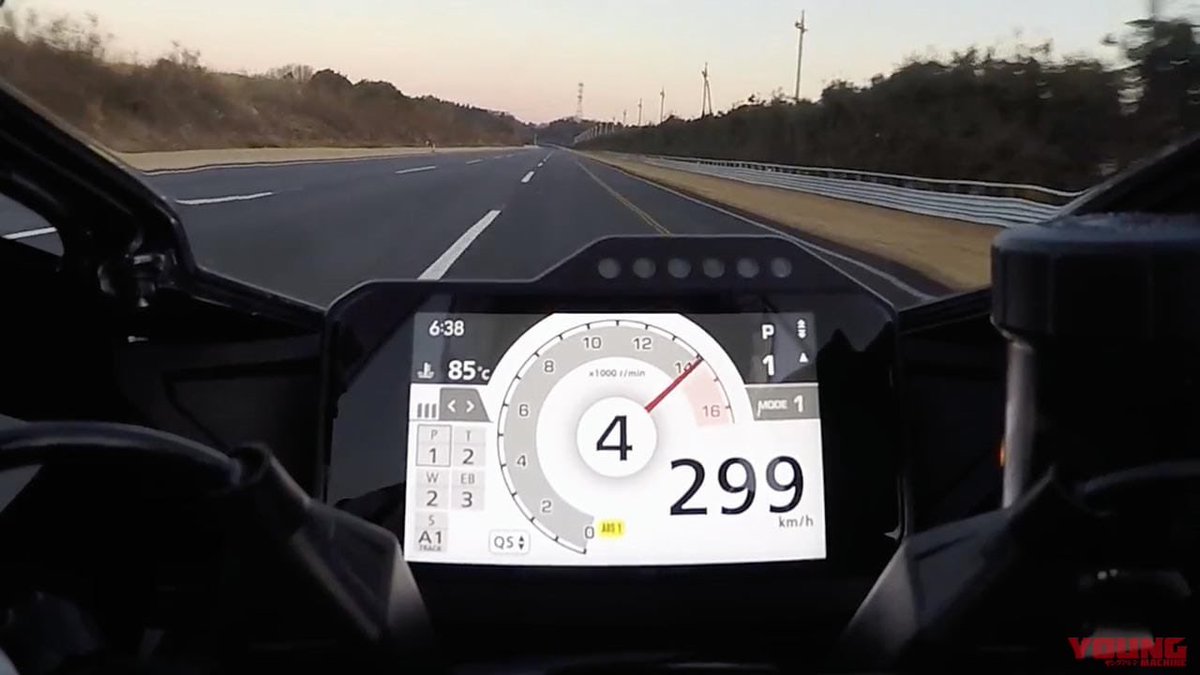 motospo_'s tweet photo. 4速で299km/h！ CBR1000RR-Rファイアーブレードのテスト結果がとんでもなかった件
https://t.co/H2vyPfXlGH

「あと2回の変速を残している。その意味がわかるな？」とばかりに、5速、6速を残したまま、メーターが許容する最高時速表示の299km/hに達してしまったCBR1000RR-R FIREBLADE…！ https://t.co/AXbcKz5QH5