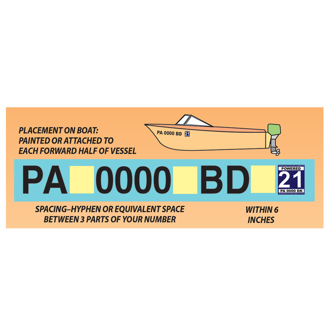 pafishandboat's tweet photo. Did you answer last week's #BoatingHandbook question correctly? Each FRI we ask you a #PAboating Q and we reveal the A on MON. We asked you what this graphic referred to. It shows the proper display requirements for a registered boat. Learn more on p.11: https://t.co/cMlgAVM0sq https://t.co/Fl7euchlt7