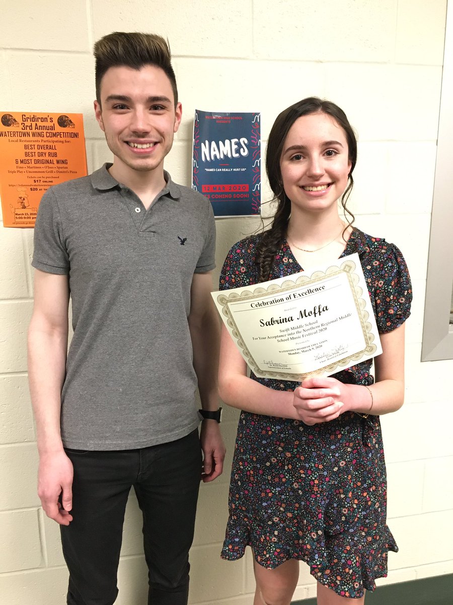 ButtonShoulder's tweet image. Sabrina from @SwiftMiddle was recognized at the Board of Education meeting tonight for being selected in the Northern Regional Music Festival! Congrats Sabrina! We are SUPER proud of you!