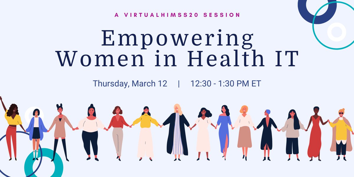 cariumcares's tweet photo. #VirtualHIMSS20: Join us Thursday, 3/12 at 12:30 PM ET to chat about empowering #WomeninHIT, mentorship, work-life balance, and more.

Learn more and register here: https://t.co/MKjDebCthZ https://t.co/l5vz4Oax1J