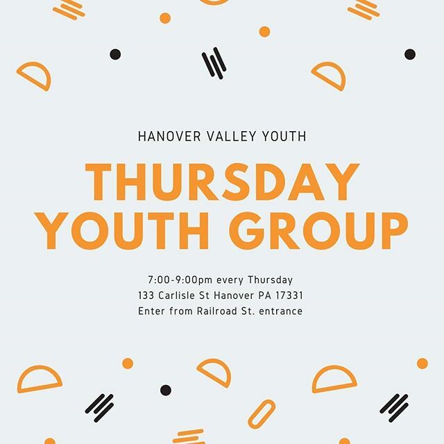 HanoverValley's tweet image. Starting March 12th, 2020 the youth group (6th-12th grade) will begin gathering regularly in the youth room (133 Carlisle St. Hanover PA 17331) from 7:00-9:00pm on Thursday evenings. We would love to see you there!

#HVYouth #HanoverPA #IFTTTwitter ift.tt/2vIZT64