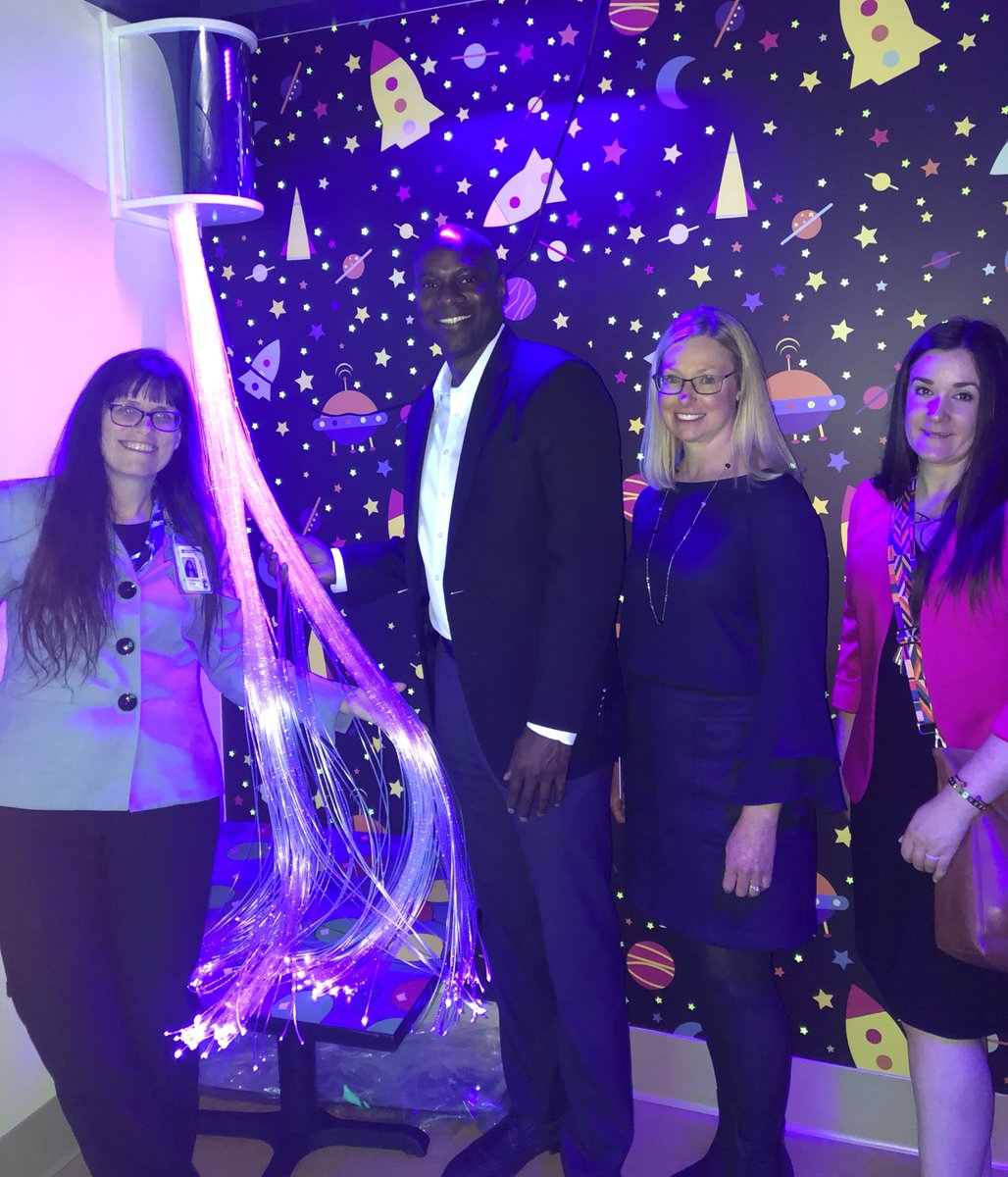 Sneak peek inside the sensory room within the brand new pediatric rehab unit at <a href="/PalmettoHealth/">Palmetto Health Collective</a> Children’s Hospital. Thank you @ColonialLife for investing in people of all abilities to live their best life!